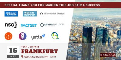 Thank You Frankfurt - Frankfurt Tech Job Fair 2019